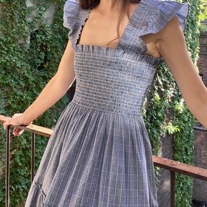 Hillhouse nap dress. Tai check. BNWT. Small.